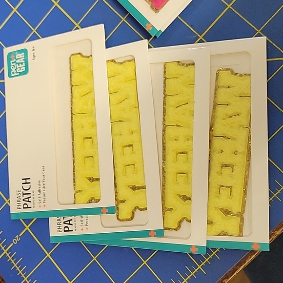 Colorful Letter Phrase 19 Patches YEEHAE HOWDY LOVE GLAM FJHS NEW - Picture 2 of 8